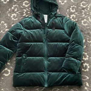 Velvet gap puffer coat NWOT